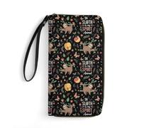 Anceky Portefeuille imprimé Corde Portable pour Femme, intérieur Multicouche, résistant à l'eau, idéal pour Les Vacances, Esprit Paresseux