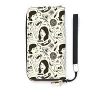 Anceky Portefeuille Long et Tendance à Motif True Crime, Grande capacité