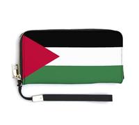 Anceky Portefeuille Long pour Homme, Motif Drapeau de la Palestine, Classique, Durable, Grande capacité, Fin, élégant, nouveauté