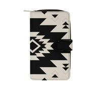 Anceky Portefeuille Multifonctionnel en Cuir Portable de Grande capacité à Motif sud-Ouest