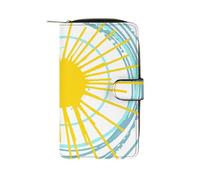 Anceky Portefeuille Multifonctionnel en Cuir Portable de Grande capacité Wild and Free You are My Sunshine