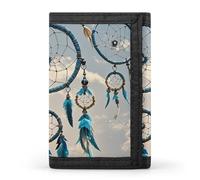 Anceky Portefeuille Trifold Native Dream Catcher, Porte-Cartes de crédit Fin, élé Portefeuille Trifold, Format Poche Avant