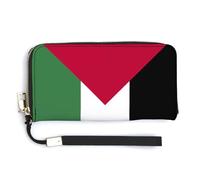 Anceky Portefeuilles Longs avec Drapeau de la Palestine pour Femmes et Hommes, Sac à Main avec Motifs Fantaisie, coloré, Fin, Basique, Pratique