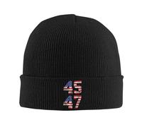 Anceky Pro Trump 45 47 Président 2024 47e Potus Bonnet Hommes Tricot Crâne Casquette Femmes Hiver Tricoté Chapeau Slouchy Chapeau No