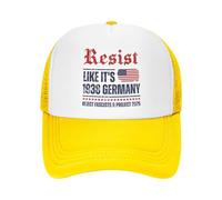 Anceky Résistez comme si c'était 1938 ! Casquette de Baseball Trucker en Maille.