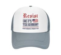 Anceky Résistez comme si c'était 1938 ! Casquette de Baseball Trucker en Maille.