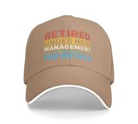 Anceky Retraité 2026 Chapeau Mes problèmes sont terminés Casquette de Baseball de Retraite