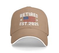 Anceky Retraité 2026 Chapeau Mes problèmes sont terminés Casquette de Baseball de Retraite