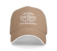 Anceky Retraité 2026 Chapeau Mes problèmes sont terminés Casquette de Baseball de Retraite