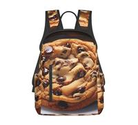 Anceky Sac à dos de voyage en forme de biscuit au chocolat, sac à dos professionnel pour ordinateur portable 14 pouces