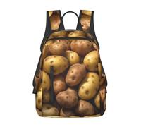 Anceky Sac à dos de voyage, sac à dos de travail, sac à main, sac pour ordinateur portable 14 pouces, motif pommes de terre du jardin