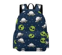 Anceky Sac à dos léger pour les voyages à l'université, sac de jour pour les extraterrestres et les OVNI