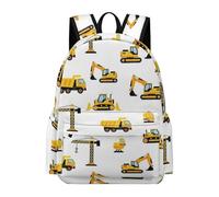 Anceky Sac à dos léger pour ordinateur portable étudiant, engins de chantier, chariots élévateurs, grues