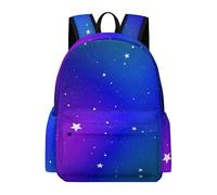 Anceky Sac à dos léger pour ordinateur portable, motif galaxie et étoiles phosphorescentes, idéal pour les étudiants.