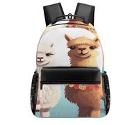 Anceky Sac à dos Llama Alpaca - Durable, léger, sac à dos pour ordinateur portable de voyage pour adultes, sac pour ordinateur portable pour la randonnée et les sports de plein air