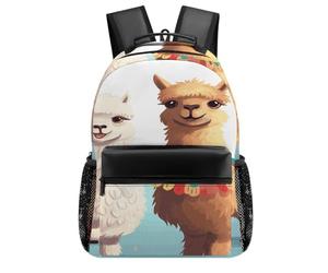 Anceky Sac à dos Llama Alpaca - Durable, léger, sac à dos pour ordinateur portable de voyage pour adultes, sac pour ordinateur portable pour la randonnée et les sports de plein air