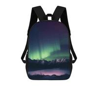 Anceky Sac à dos pour ordinateur portable, résistant et mignon, petit sac à dos Northern Night pour hommes