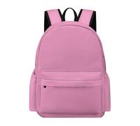 Anceky Sac à dos rose grande capacité pour l'université, sac à dos léger pour ordinateur portable, sac à livres