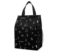 Anceky Sac isotherme léger et étanche, formule inconnue, pliable et doté de poches, idéal pour les déjeuners au bureau et les journées à la plage.