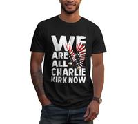 Anceky T-Shirt « Nous Sommes Charlie Kirk » Priez pour Charlie T-Shirt Repose