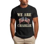 Anceky T-Shirt « Nous Sommes Tous Charlie », Patriote américain, supportez Kirk, pour Homme