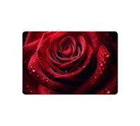 Anceky Tapis de Bain à Motif de Gouttes d'eau de Rose, Tapis de Boue de diatomée à séchage Rapide, Support en Caoutchouc antidérapant, Super Absorbant pour Un Usage Domestique, pour la Saint-Val