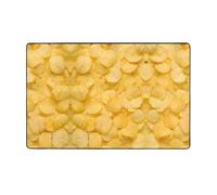 Anceky Tapis de Sol antidérapant à Motifs de Chips, Grand Format et Absorbant, 152 x 99 cm (60 x 39 Pouces).