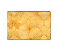 Anceky Tapis de Sol antidérapant à Motifs de Chips, Grand Format et Absorbant, 152 x 99 cm (60 x 39 Pouces).