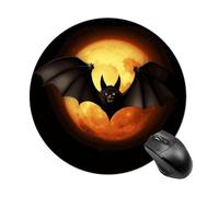 Anceky Tapis de Souris de Jeu antidérapant en Caoutchouc, Motif Chauve-Souris d'halloween, imperméable, Mignon, pour Ordinateur Portable, Bureau, Maison