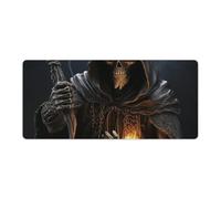 Anceky Tapis de Souris de Jeu Grim Reaper, Base en Caoutchouc antidérapant, Tapis de Souris pour Bureau, Jeu, Maison, 40 x 90 cm