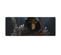 Anceky Tapis de Souris de Jeu Grim Reaper, Base en Caoutchouc antidérapant, Tapis de Souris pour Bureau, Jeu, Maison, 30 x 80 cm