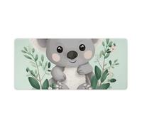 Anceky Tapis de Souris Koala - Grand Tapis de Bureau 40x90 cm, Base antidérapante, déco Mignonne pour Chambre ou Setup Gaming