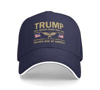Anceky Trump 2024 2028 Nation Golden Age of America Casquette de Baseball Casquette de Camionneur pour Hommes Femmes