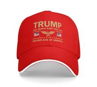 Anceky Trump 2024 2028 Nation Golden Age of America Casquette de Baseball Casquette de Camionneur pour Hommes Femmes