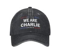 Anceky We are Charlie Kirk Nous Sommes Charlie Kirk (6) Casquette de Baseball Unisexe pour Homme et Femme