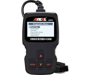 Ancel AD310 Valise Diagnostic Auto Multimarque, Universel OBD2 Diagnostic Voiture Français, Lecteur de Code d'erreur de Moteur, Valise Effacer Defaut Voiture pour BMW Peugeot VW Véhicules après 2000