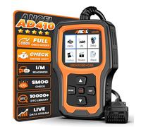 Ancel AD410 Lecteur OBD2 Valise Diagnostic Auto Multimarque, Amélioré OBD2 Diagnostic Français, Lecteur de Code d'erreur de Moteur, Diagnostic Voiture,pour Toutes Les Voitures OBDII après 2002