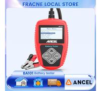 ANCEL BA101 testeur de batterie de voiture 12V numérique automobile alternateur compteur outil de Diagnostic 100-2000 CCA capacité de charge charge Version européenne