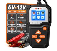 ANCEL BA301 6V 12V Testeur de Charge de Batterie Analyseur d'Alternateur de Voiture Outil de Test de système de Charge de Démarrage pour Camion Léger Bateau Voiture de Moto et Plus