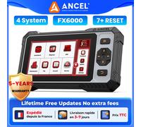 ANCEL FX6000 OBD2 Scanner Bidirectional Control Scan Tool 4 System Active Test ABS EPB BMS ETS Gear Oil SAS Reset OBD2 Auto Scan FX6000