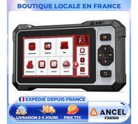 ANCEL FX6100 Scanner OBD2 pour tous les systèmes, outil de diagnostic automobile avec test actif, plus de 20 services de réinitialisation, CAN-FD, mises à jour gratuites à vie. FX6100