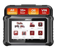 ANCEL MT700 OBD2 Scanner de moto outil de Diagnostic du système complet réinitialiser l'huile ABS purge ECU