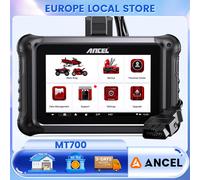 ANCEL MT700 Scanner de Moto Scanner OBD2 outil de Diagnostic de Moto avec réinitialisation d'huile purge ABS pour YAMAHA HONDA BMW DUCATI HARLEY EU Version