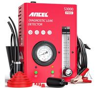 ANCEL S3000PRO Machine de fumée Détecteur de Fuite Automobile, Machine à Fumée Voiture avec Pompe à Air et Manomètre Intégrés, Détecteur de Fuite de Fumée de Carburant pour Véhicule Moto Bateau Camion