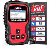 ANCEL VD500 Valise Diagnostic Auto pour VW pour Audi pour Skoda pour Seat, EPB ABS SRS Lecteur de Code Adaptateur du Papillon des Gaz Outil de Réinitialisation des Plaquettes de Frein