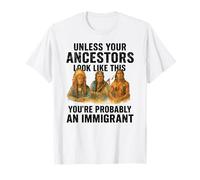 Ancêtres amérindiens Immigrant vérité indigène migra T-Shirt