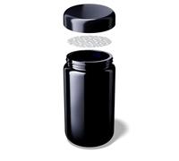 ANCEVIA MIRON Saturn Bocal à large ouverture 400ml - SM130016-204 avec couvercle et sceau - EGA35A1A001-200 Verre UV, hermétique, inodore, Récipient de stockage, Protection UV, Boîte