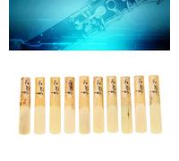 Anches Clarinette 10pcs PièCes Reed Force B-Flat 2.5 Anche pour Accessoires de Clarinette Traditionnelle