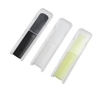 Anches Clarinette Résine Débutant Pratique(3 PCS) | Matériau résine pour robuste, force 2.5 idéale, son équilibré et pur, pointe fine pour vibration