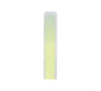 Anches Clarinette Résine Débutant Pratique(Yellow) | Matériau résine pour robuste, force 2.5 idéale, son équilibré et pur, pointe fine pour vibration